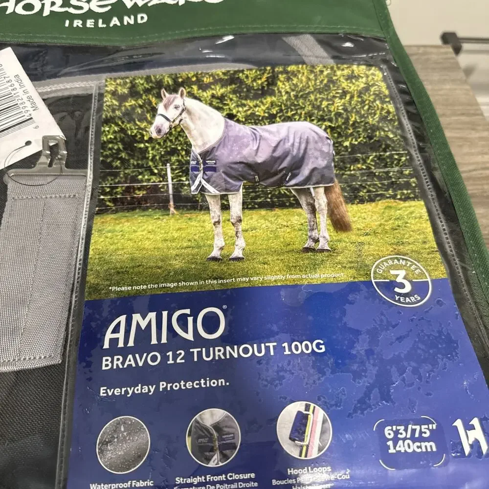 Amigo Bravo 12 Turnout 100g - Black/Titanium Grey